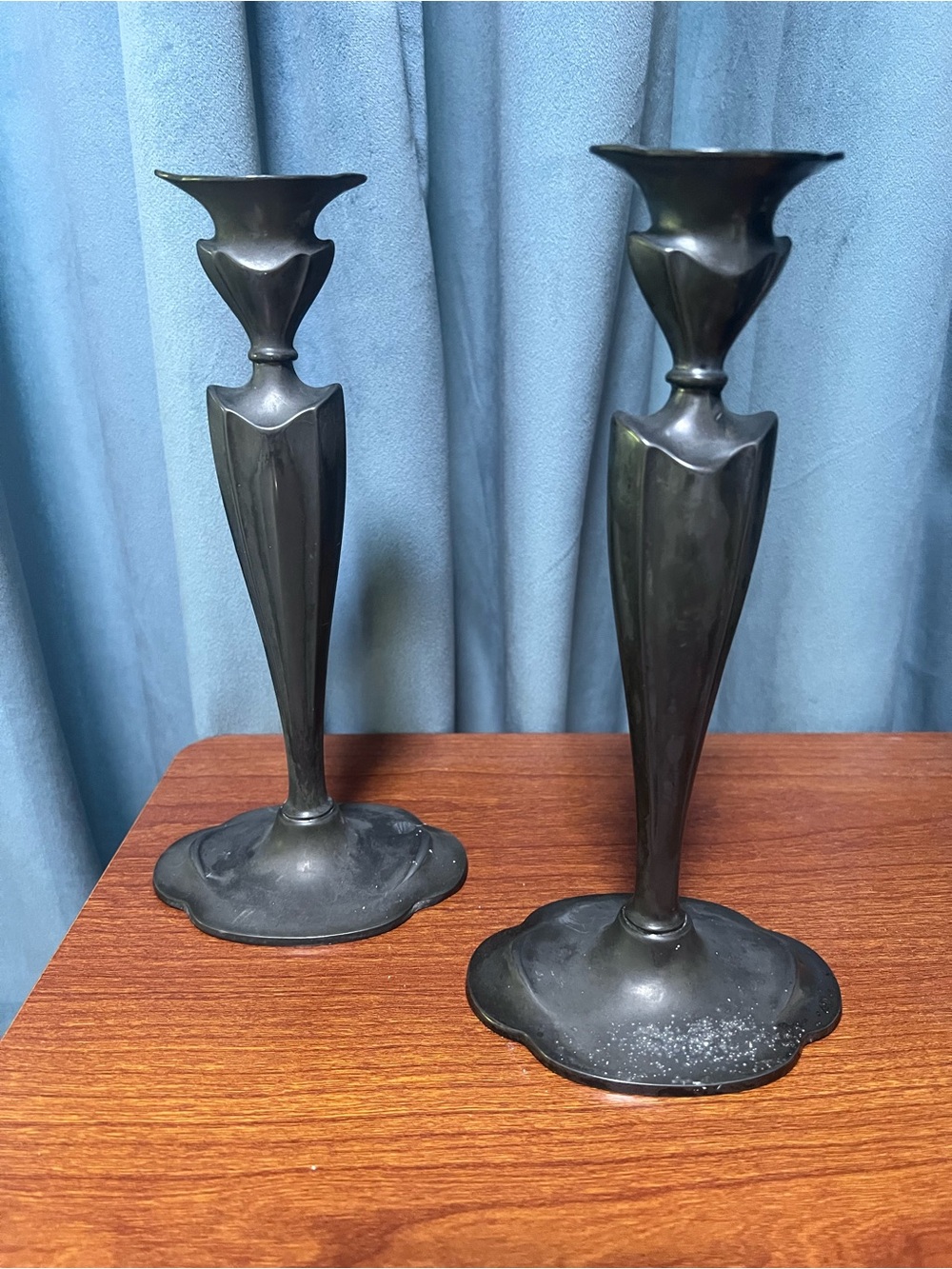 Art Nouveau Style Candlesticks